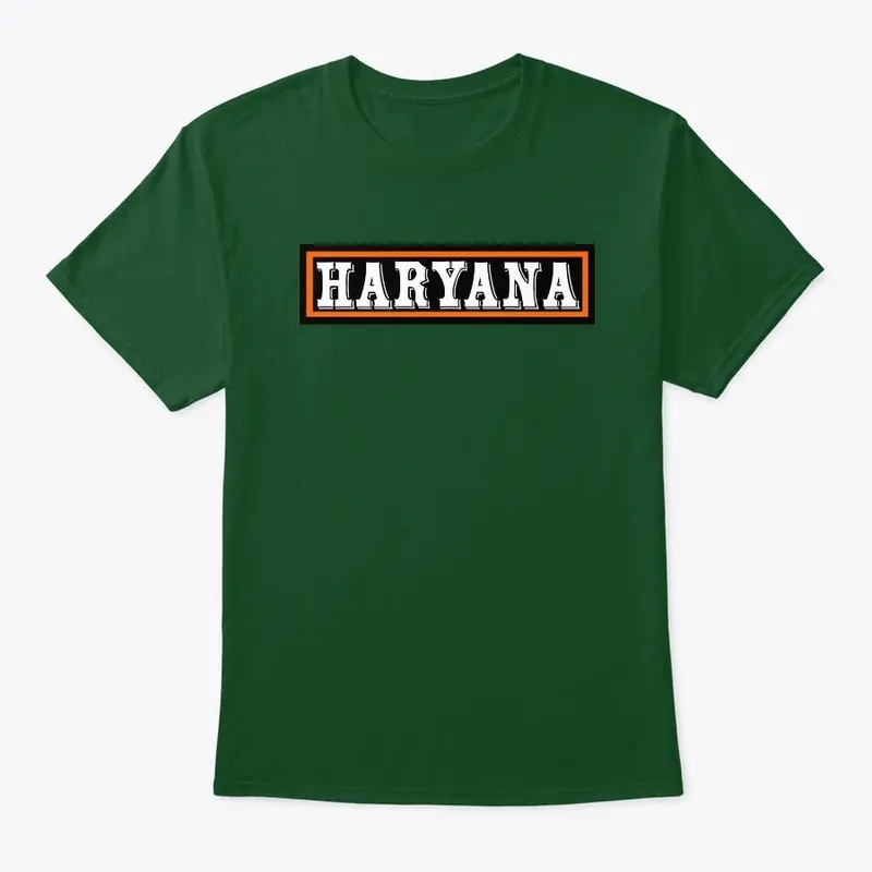 Haryana Orange Logo t shirt 